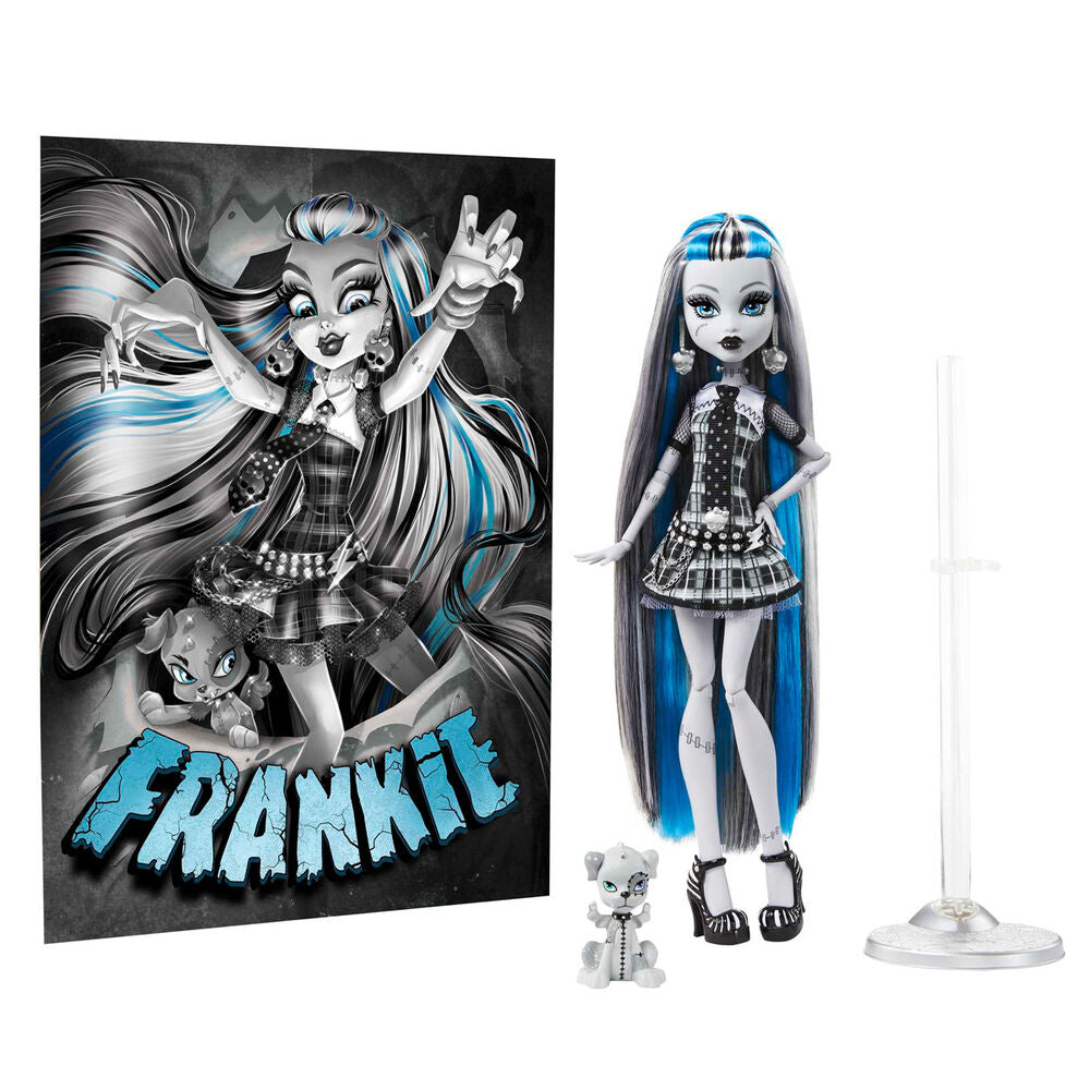 Monster High Reel Drama Frankie Stein Docka