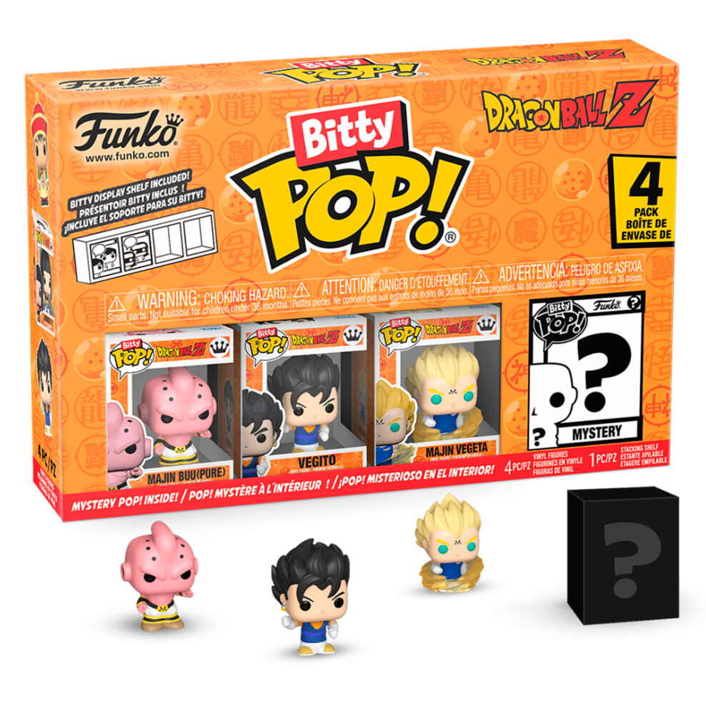 Blister 4 Figurer Bitty POP Dragon Ball Z Gohan