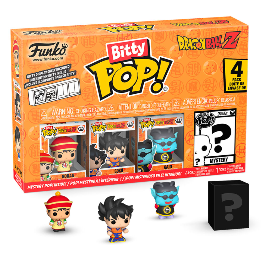Blister 4 figurer Bitty POP Dragon Ball Z Cell