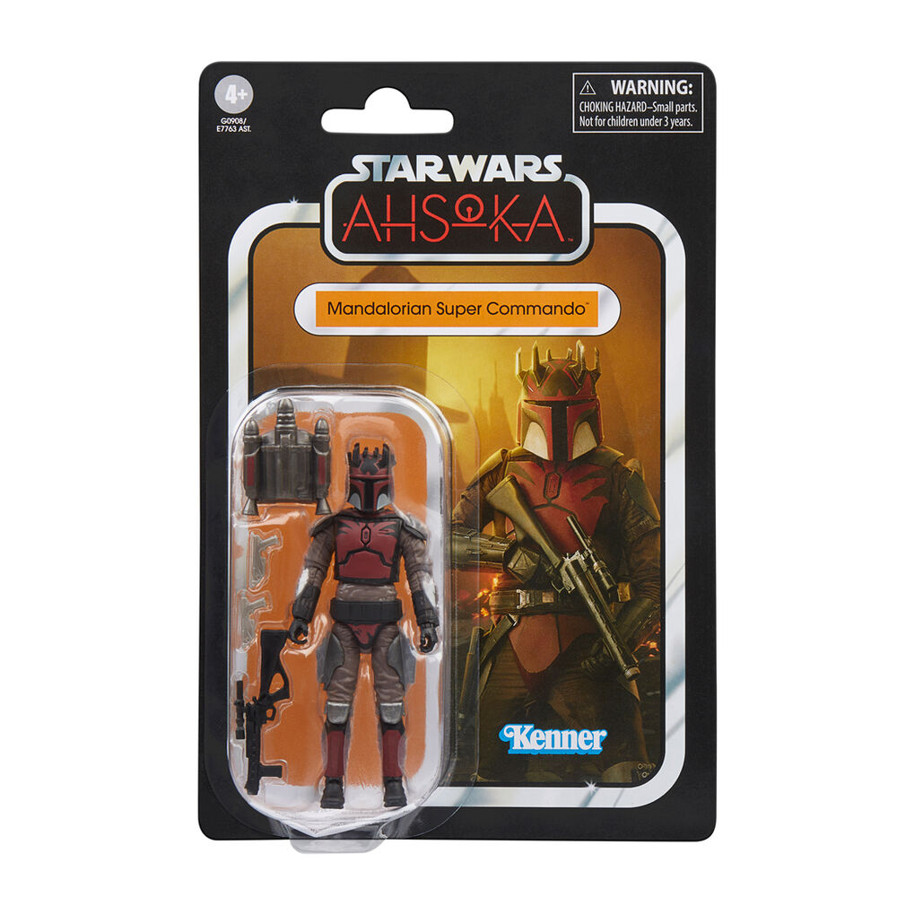 Star Wars Ashoka Mandalorian Super Commando figur 9,5cm