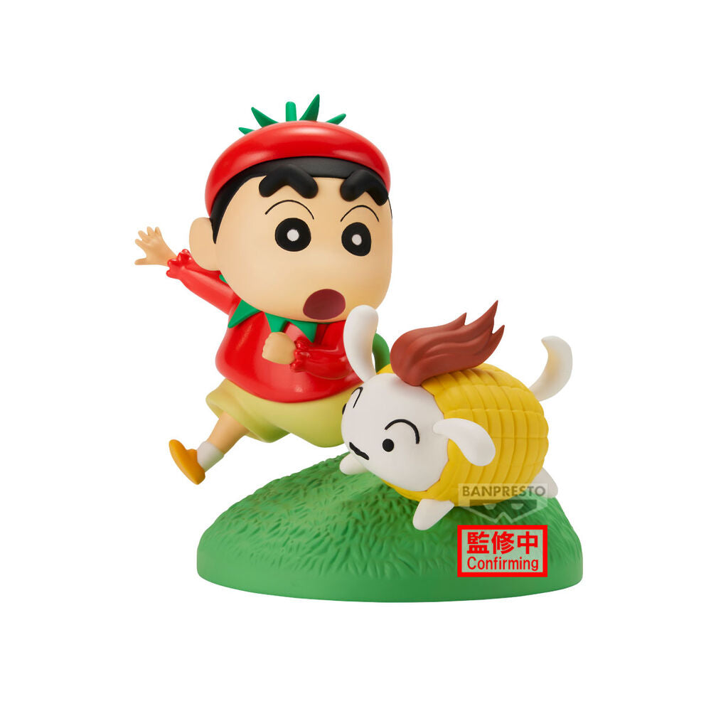 Crayon Shinchan Shinnosuke Grönsakskostymfigur 10 cm