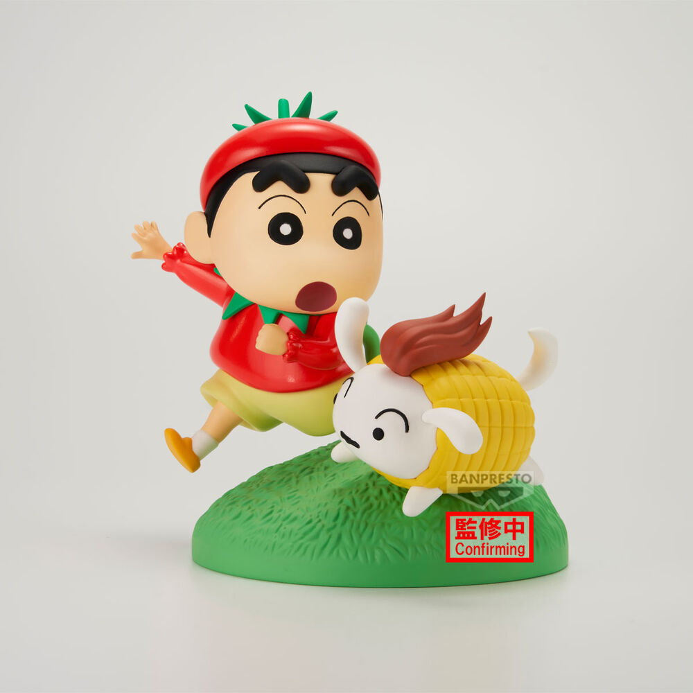 Crayon Shinchan Shinnosuke Grönsakskostymfigur 10 cm