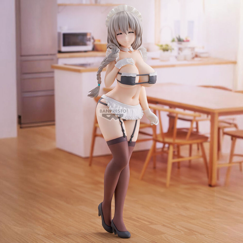 Uzaki-Chan Qants to Hang Out! Uzaki Tsuki Glitter & Glamours Figur 27cm