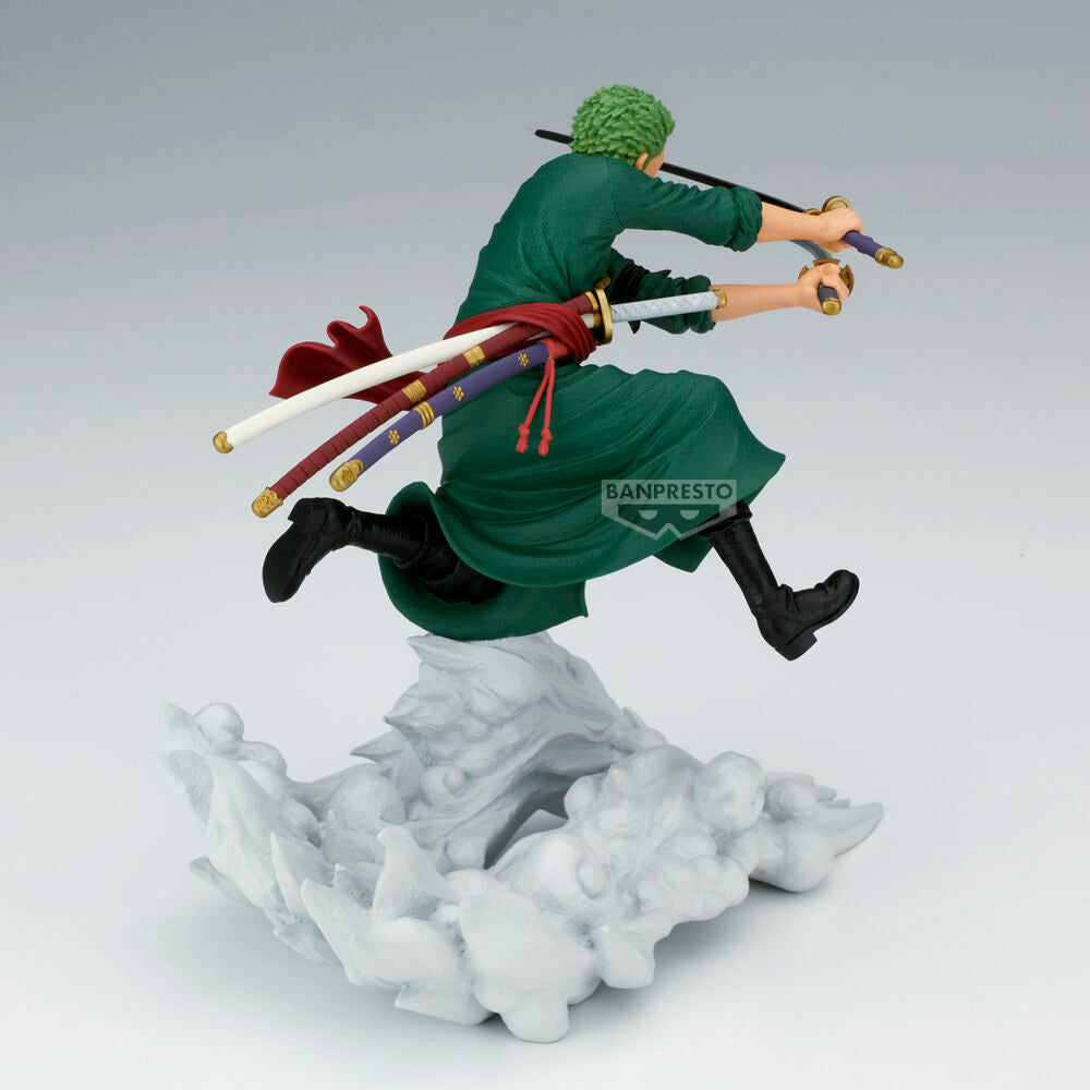 One Piece Roronoa Zoro Senkozekkei Figur 15cm - Samlarobjekt för Fans
