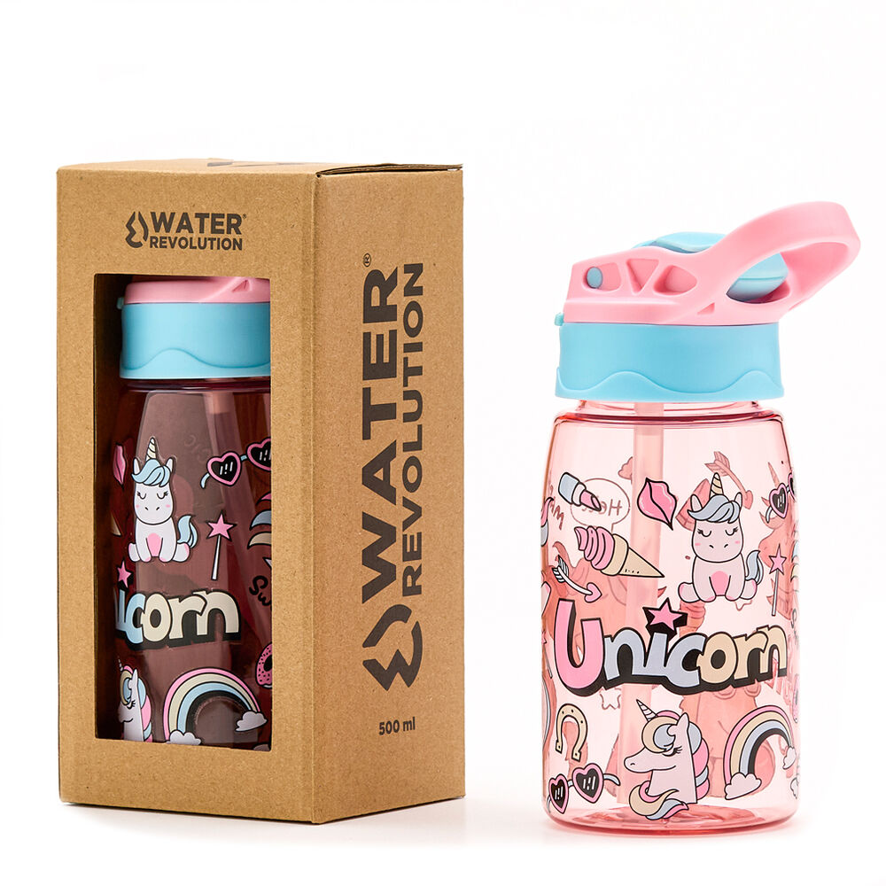 Water Revolution Tritan Unicorn Flaska 500ml