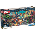 Marvel Heroes vs Villains panorama pussel 1000 bitar