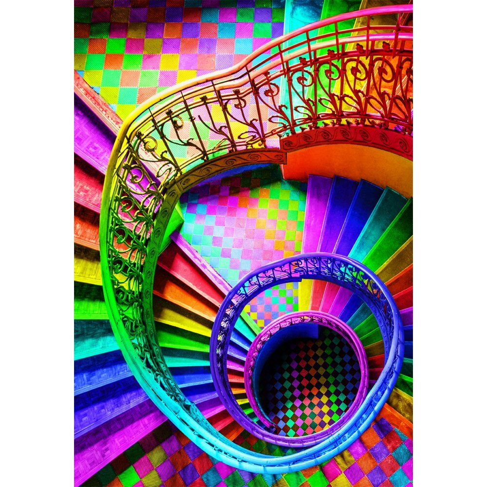 Color Boom Stairs Pussel 500 Bitar