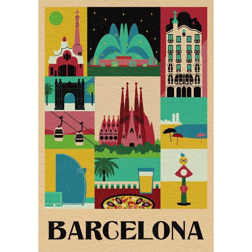 Style in the City Barcelona Pussel 1000 Bitar