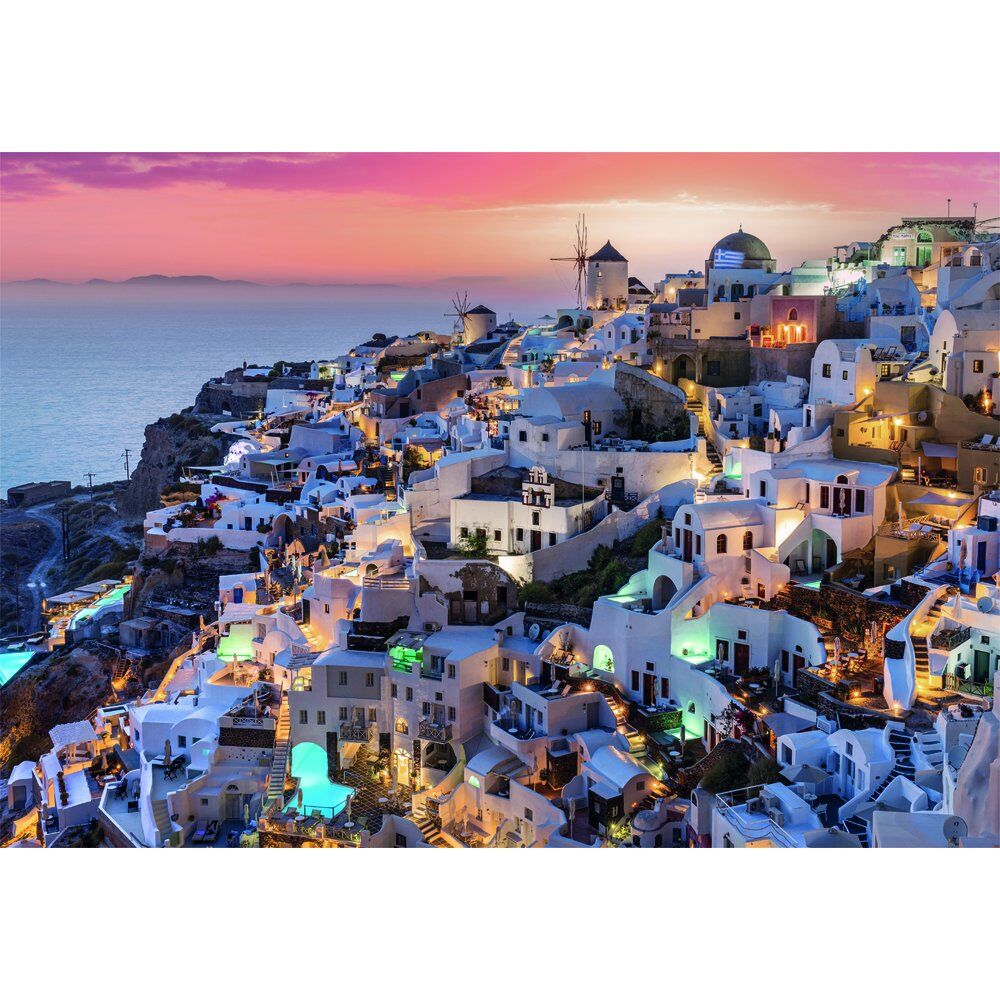 Högkvalitativ Santorini Pussel 1000 Bitar