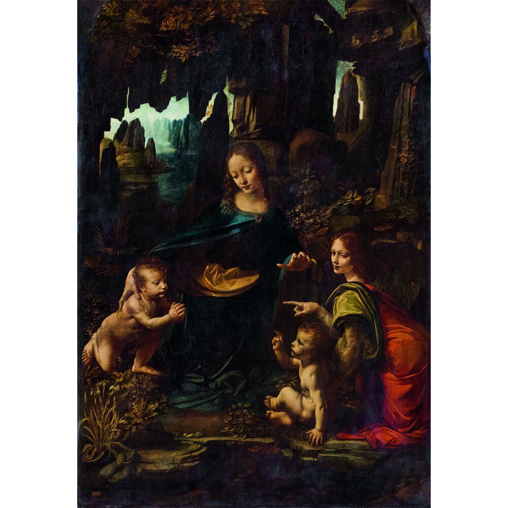 Museum Leonardo The Virgin of the Rocks pussel 1000 bitar