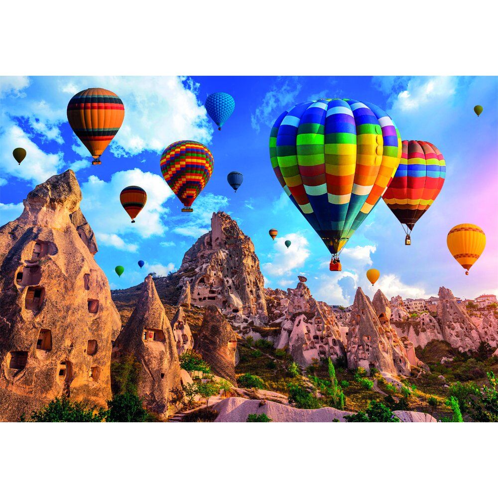 Högkvalitativa Ballonger i Cappadocia Pussel 1000bitar