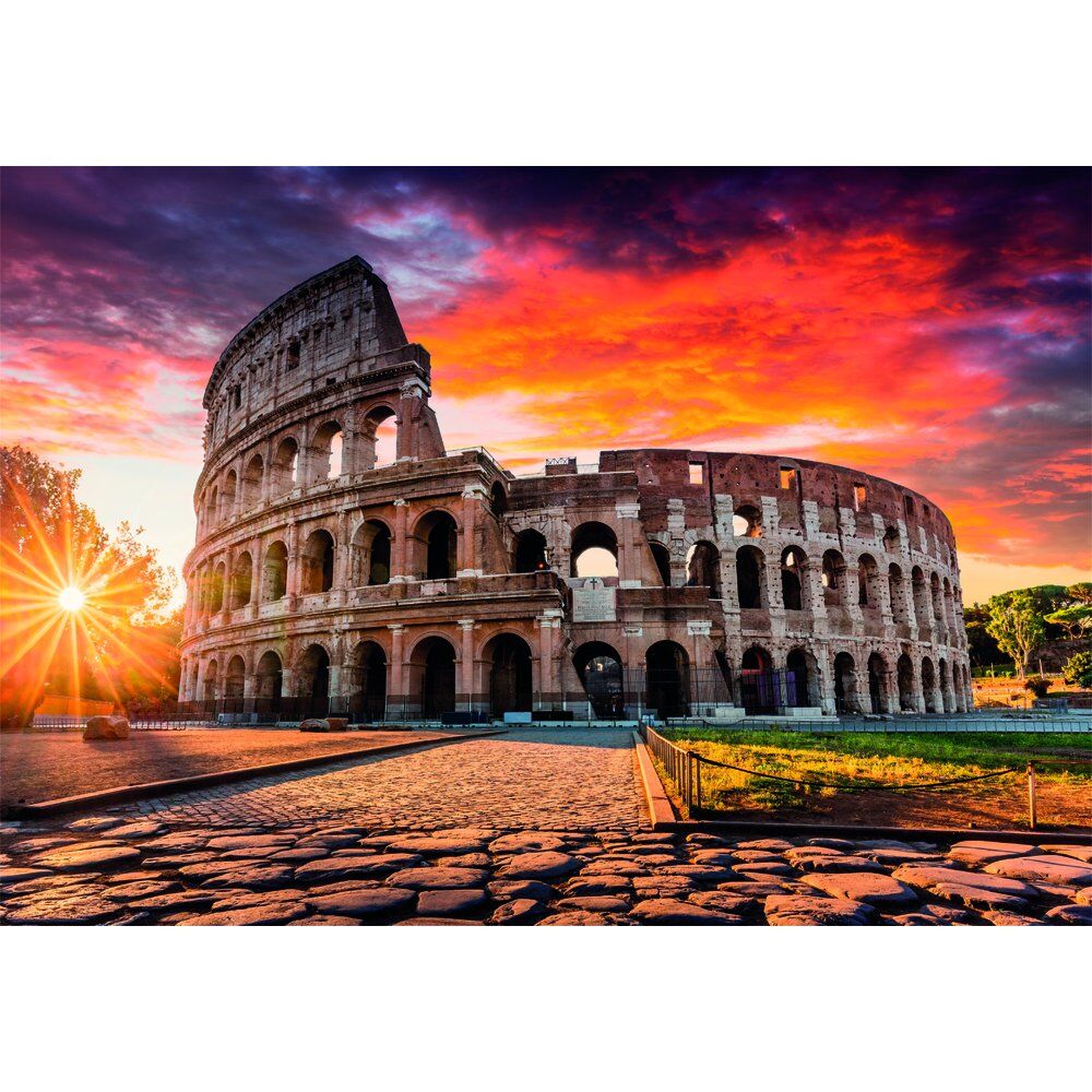Högkvalitativ Roman Sunset pussel 1000 bitar