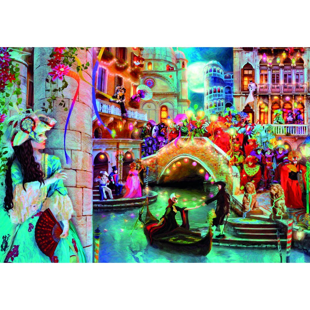 Högkvalitativ Karneval Månpussel 1000 bitar