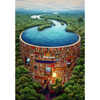 Högkvalitativ Bibliodame Pussel 1000 Delar