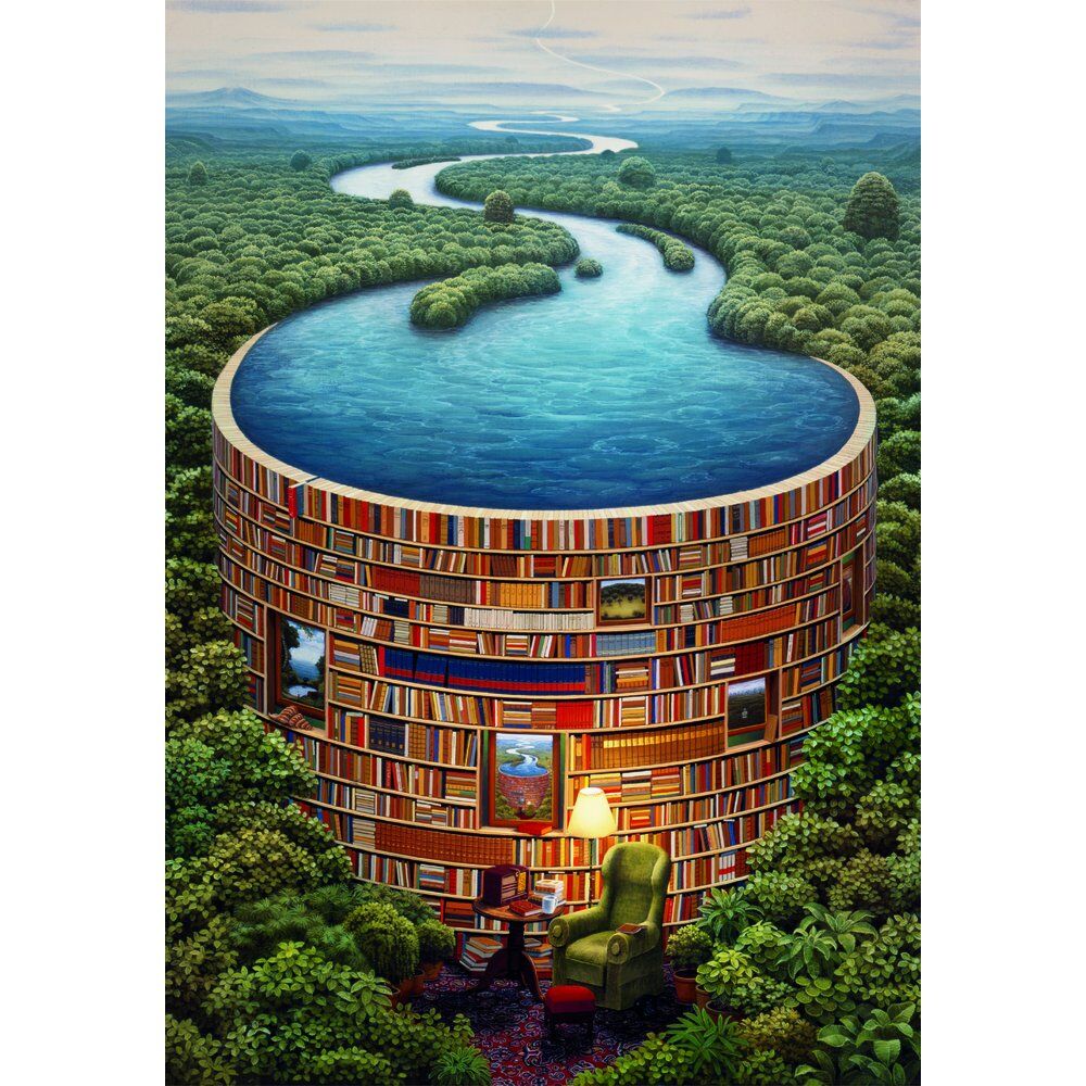 Högkvalitativ Bibliodame Pussel 1000 Delar