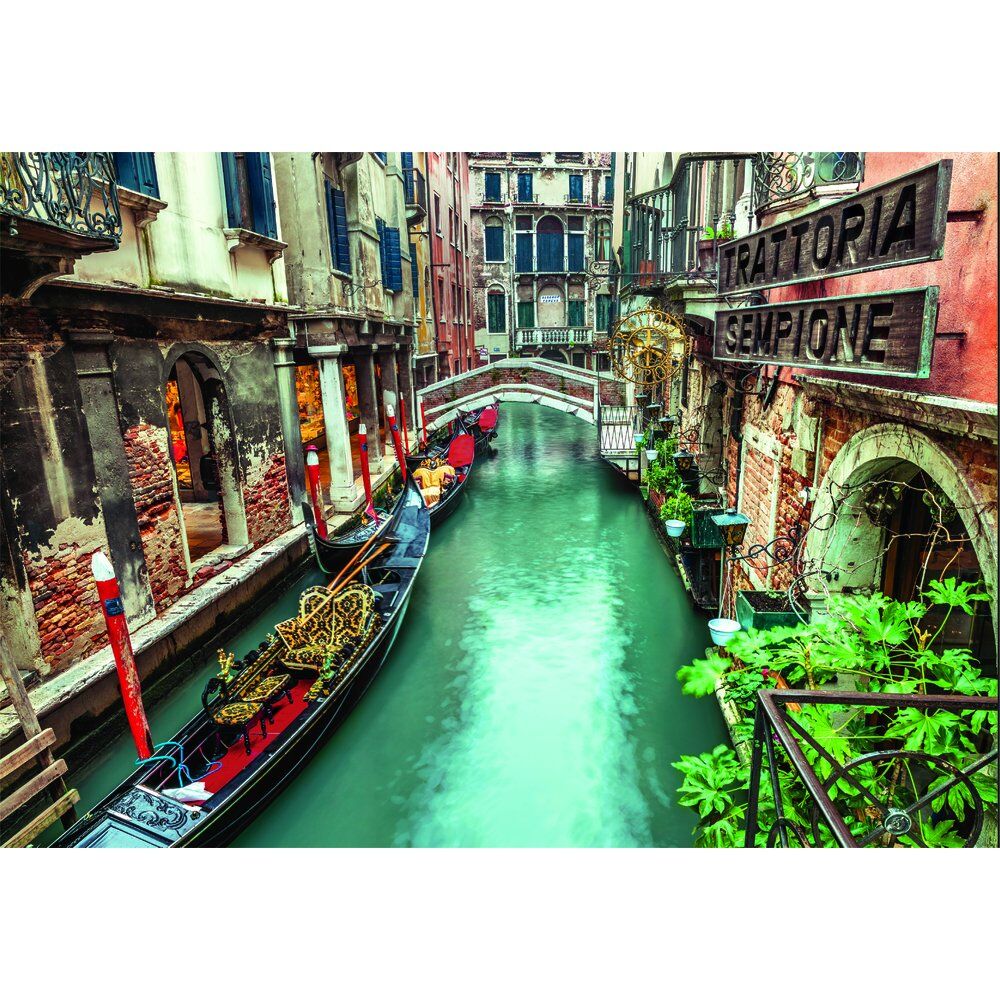 Högkvalitativ Venice Canal-pussel 1000 bitar
