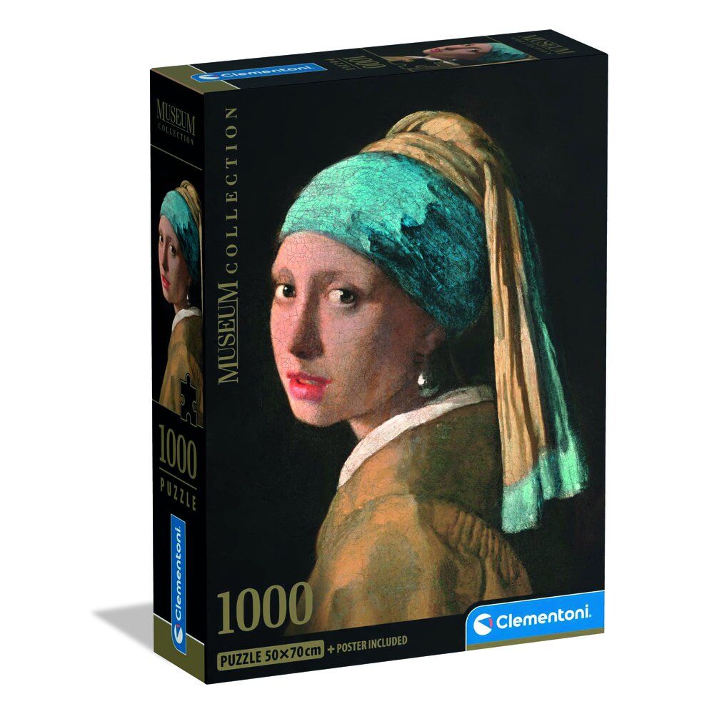 Museum Vermeer Girl with Pearl Earring Puzzle 1000 Pussel