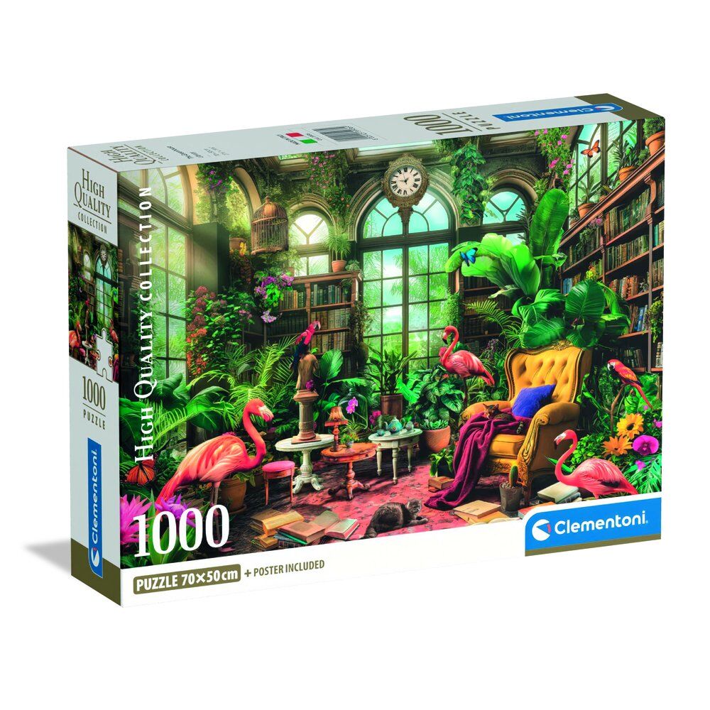 High Quality The Greenhouse Library Pussel 1000 Bitar