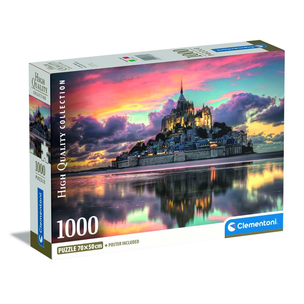 Högkvalitativt Le Magnifique Mont Saint-Michel pussel 1000 bitar