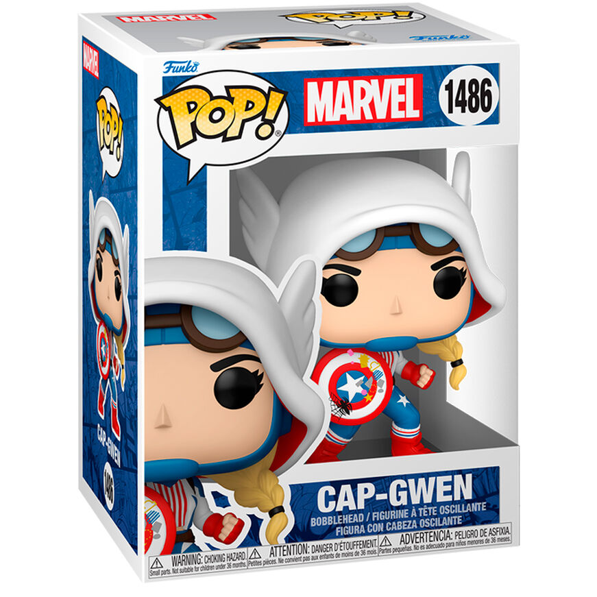 Funko POP Marvel Cap-Gwen Figur