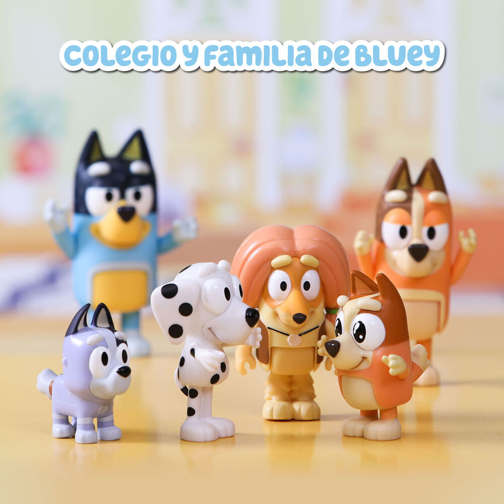 Bluey Pack med 8 Figurer