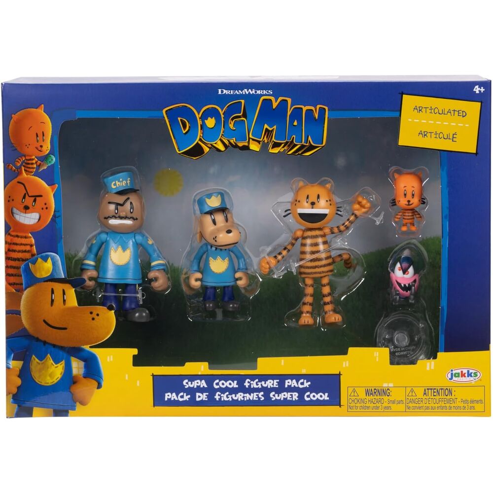Dogman Pack med 5 Figurer - 6 cm