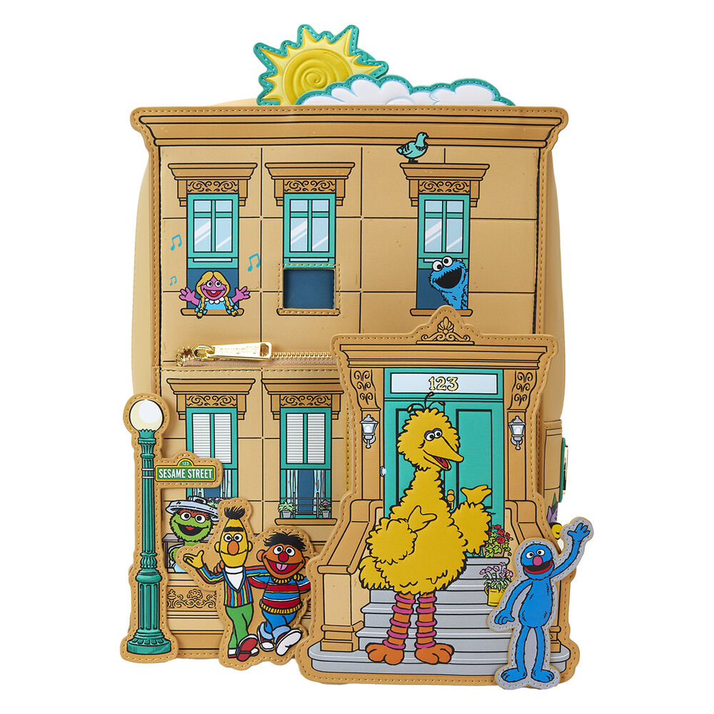 Loungefly Sesame Street Corner Rygsäck 30 cm