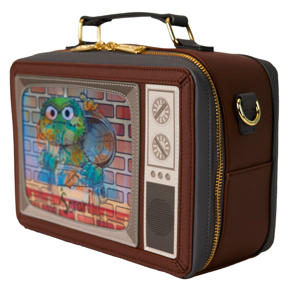 Loungefly Sesame Street Retro TV Lenticular Skulderväska