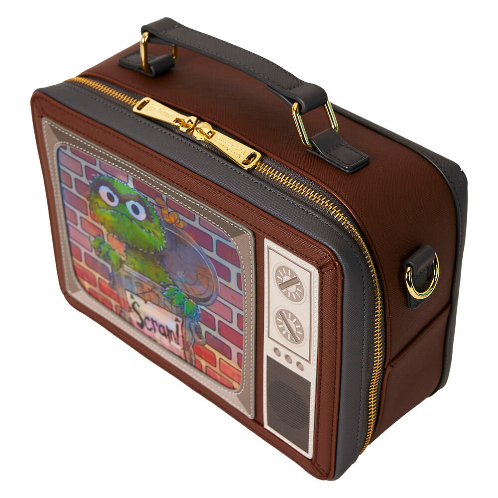 Loungefly Sesame Street Retro TV Lenticular Skulderväska