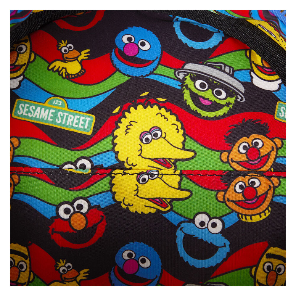 Loungefly Sesame Street Retro TV Lenticular Skulderväska
