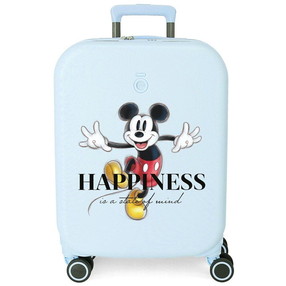 Disney Mickey Happiness ABS Ryggsäck med Hjul suitcase 55cm