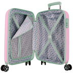 Disney Mickey Crazy Trip ABS Ryggsäck med Hjul suitcase 55cm