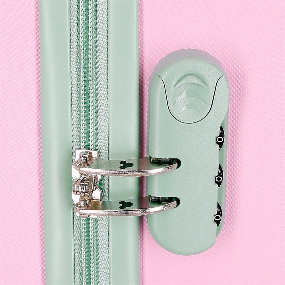 Disney Mickey Crazy Trip ABS Ryggsäck med Hjul suitcase 55cm