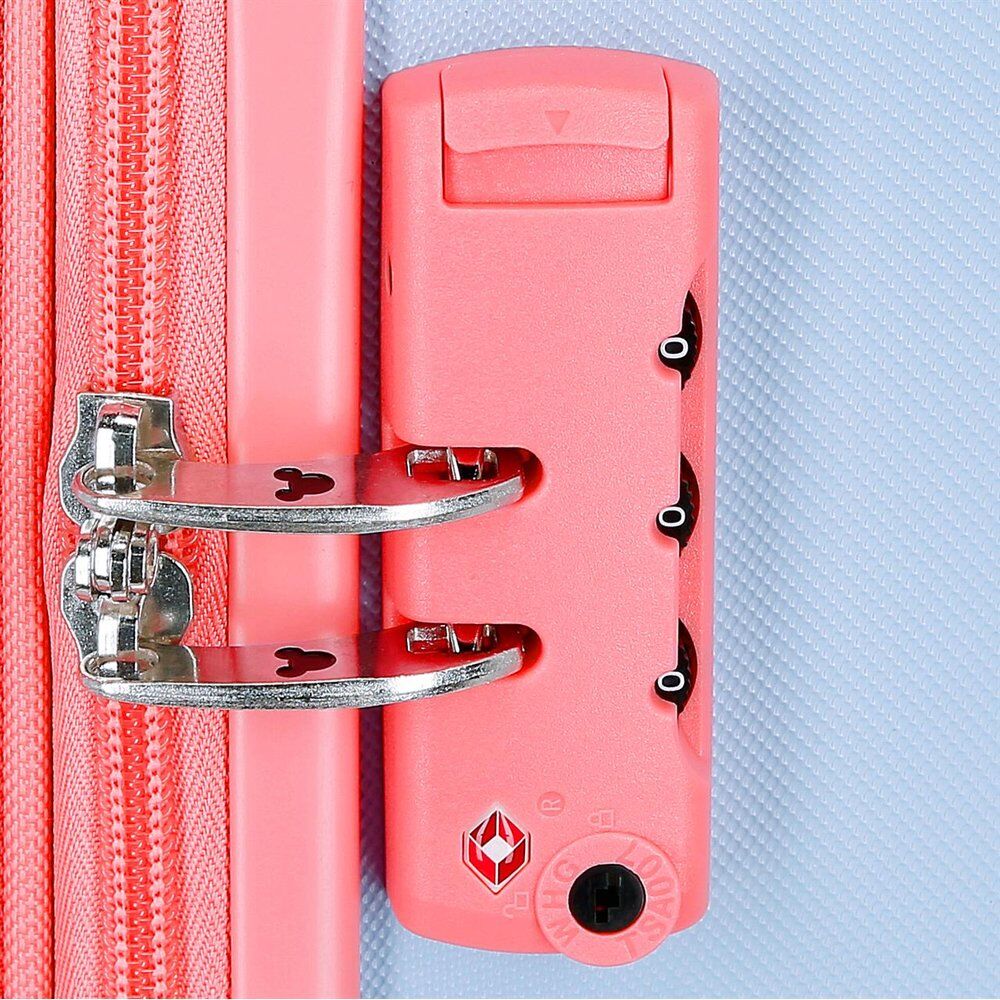 Disney Mickey Crazy Trip ABS Ryggsäck med Hjul suitcase 60cm