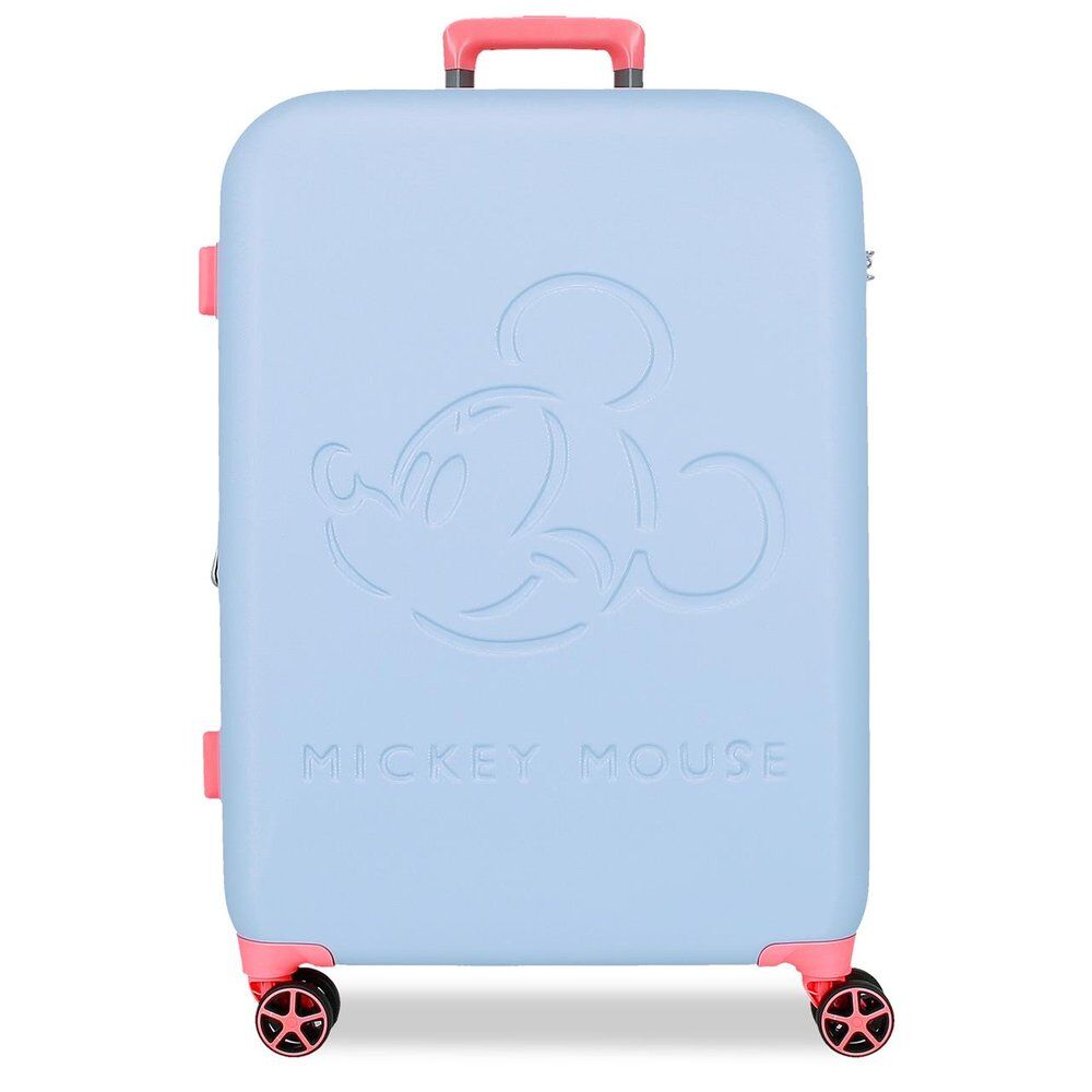 Disney Mickey Crazy Trip ABS Ryggsäck med Hjul suitcase 60cm