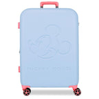 Disney Mickey Crazy Trip ABS Ryggsäck med Hjul suitcase 60cm