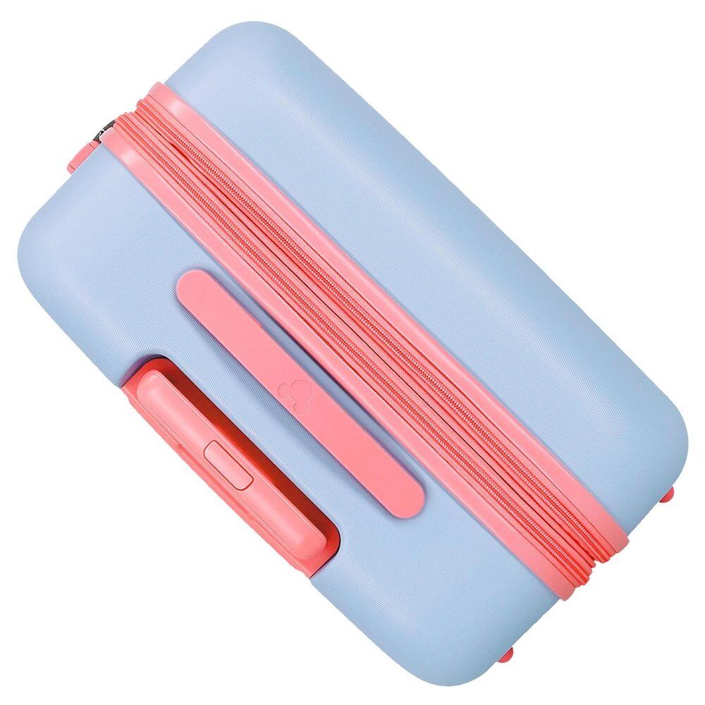 Disney Mickey Crazy Trip ABS pack 2 Ryggsäck med Hjul suitcases