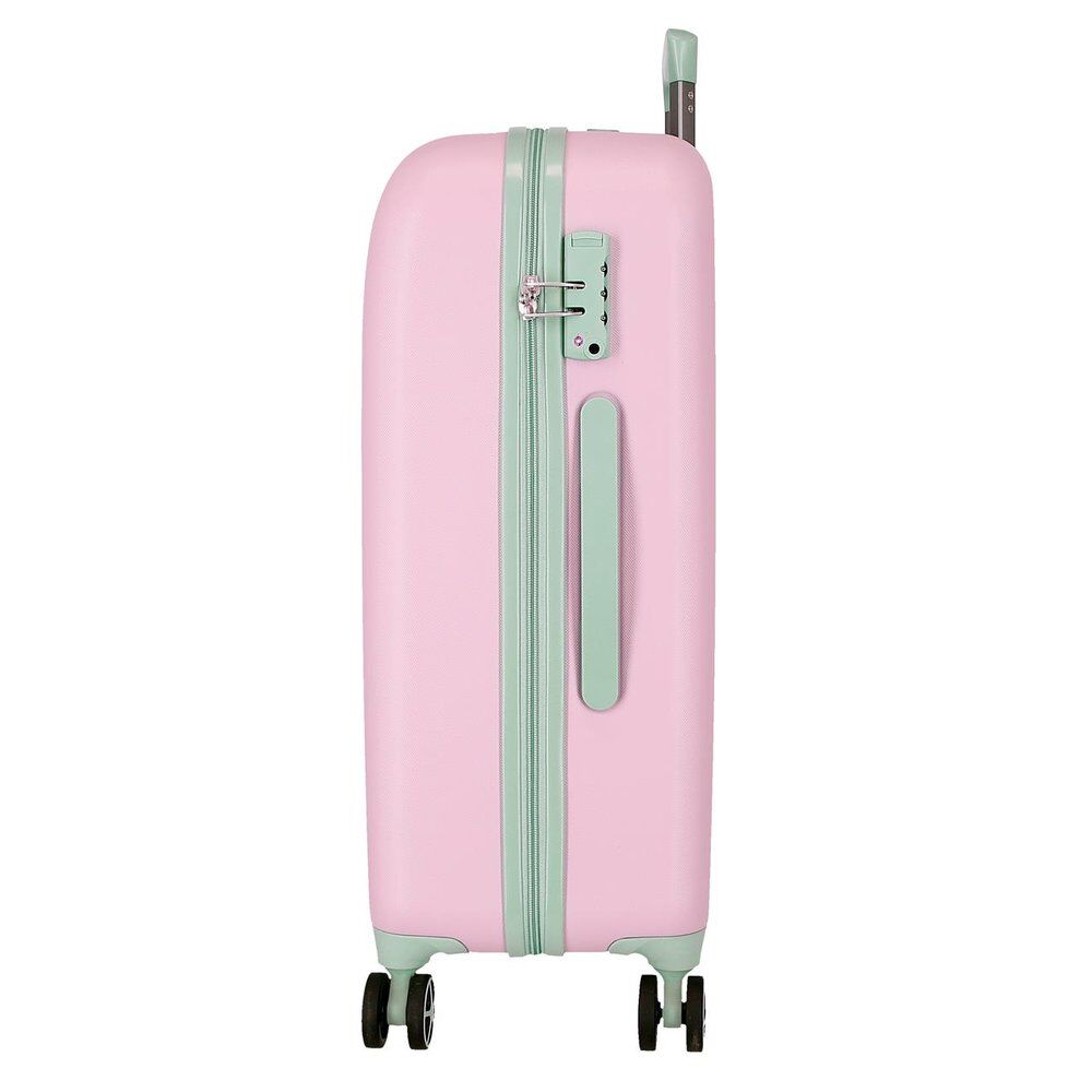 Disney Stitch Mauve ABS Ryggsäck med Hjul suitcase 60cm