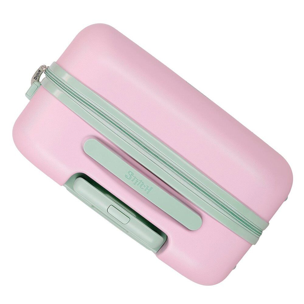 Disney Stitch Mauve ABS Ryggsäck med Hjul suitcase 60cm