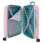 Disney Stitch Mauve ABS Ryggsäck med Hjul suitcase 60cm