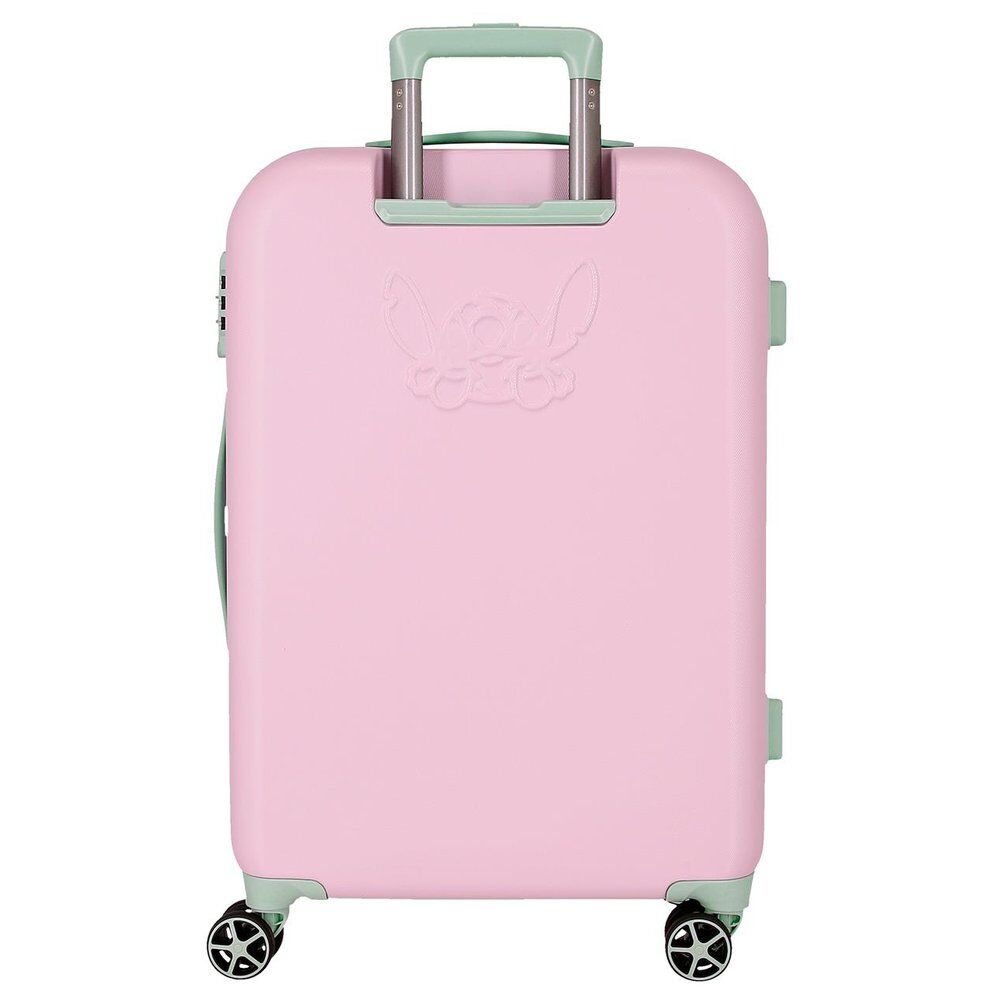 Disney Stitch Mauve ABS Ryggsäck med Hjul suitcase 60cm