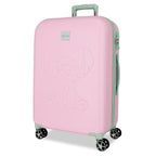 Disney Stitch Mauve ABS Ryggsäck med Hjul suitcase 60cm