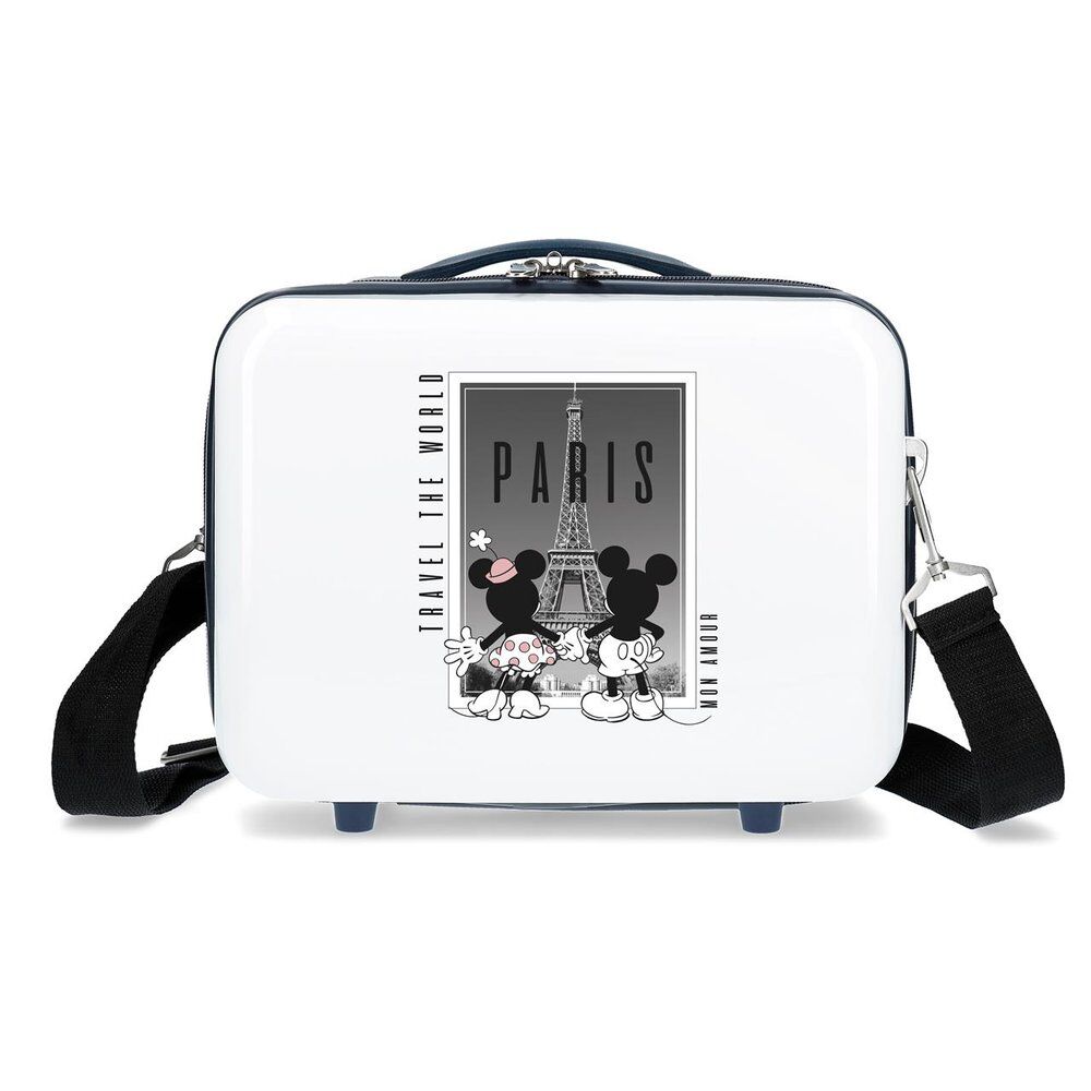 Disney Mickey & Minnie Paris Anpassningsbar ABS Sminkväska