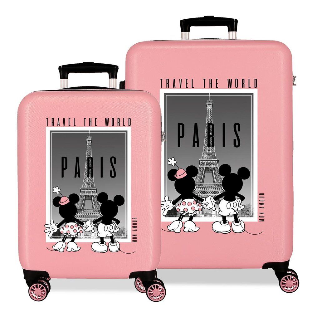 Disney Mickey & Minnie ABS pack 2 Ryggsäck med Hjul
