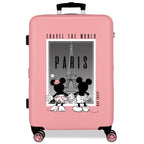 Disney Mickey & Minnie Paris ABS Ryggsäck med Hjul suitcase 68cm