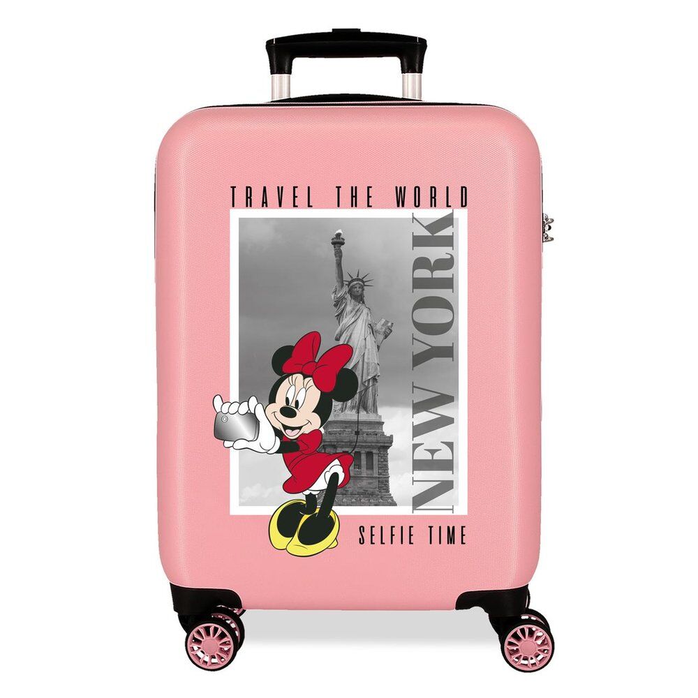 Disney Minnie New York ABS Ryggsäck med Hjul suitcase 55cm