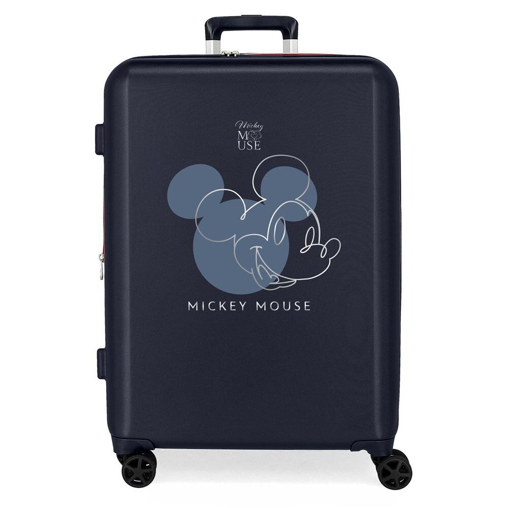 Disney Mickey Outline ABS Ryggsäck med Hjul suitcase 70cm