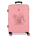 Disney Mickey Outline ABS Ryggsäck med Hjul suitcase 68cm