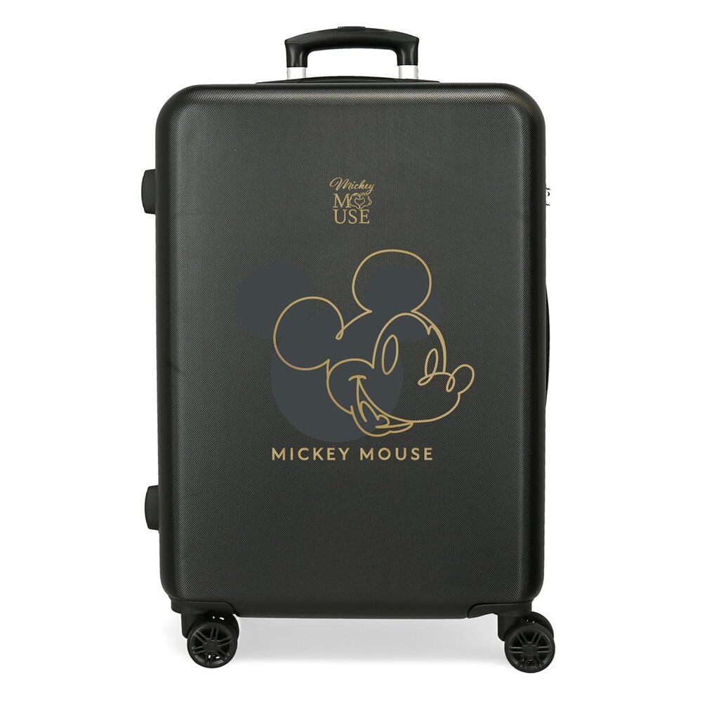 Disney Mickey Outline ABS Ryggsäck med Hjul suitcase 65cm