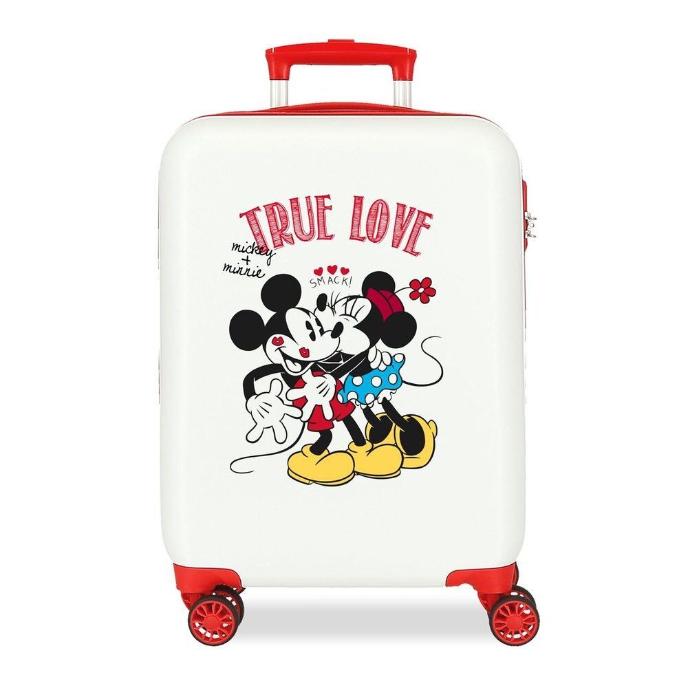 Disney Mickey & Minnie True Love ABS Ryggsäck med Hjul suitcase 55cm